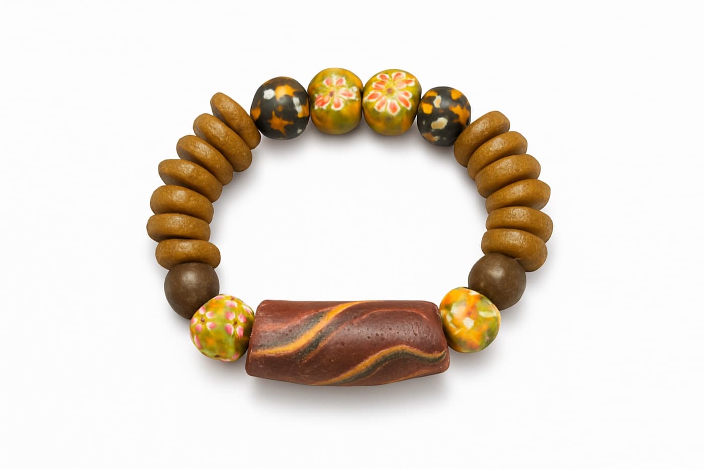 Brown Stripe Bracelet