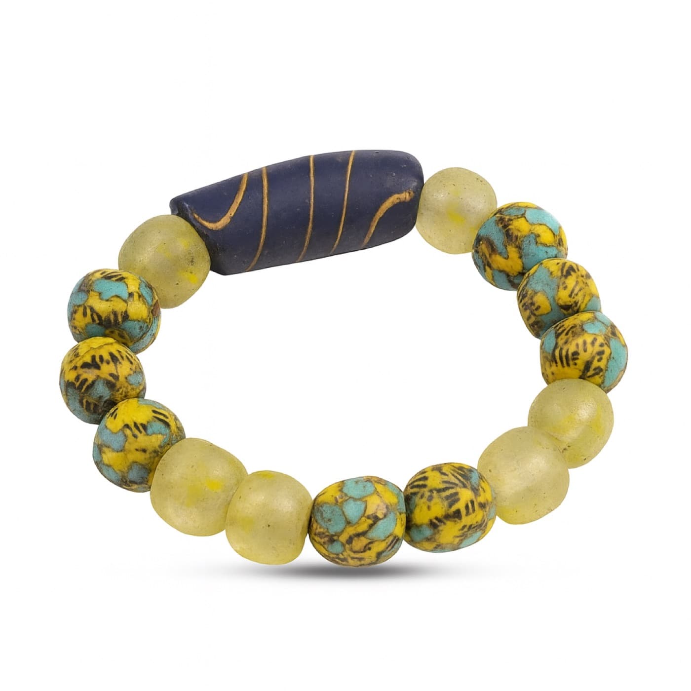Lime Green Blue Yellow Bracelet