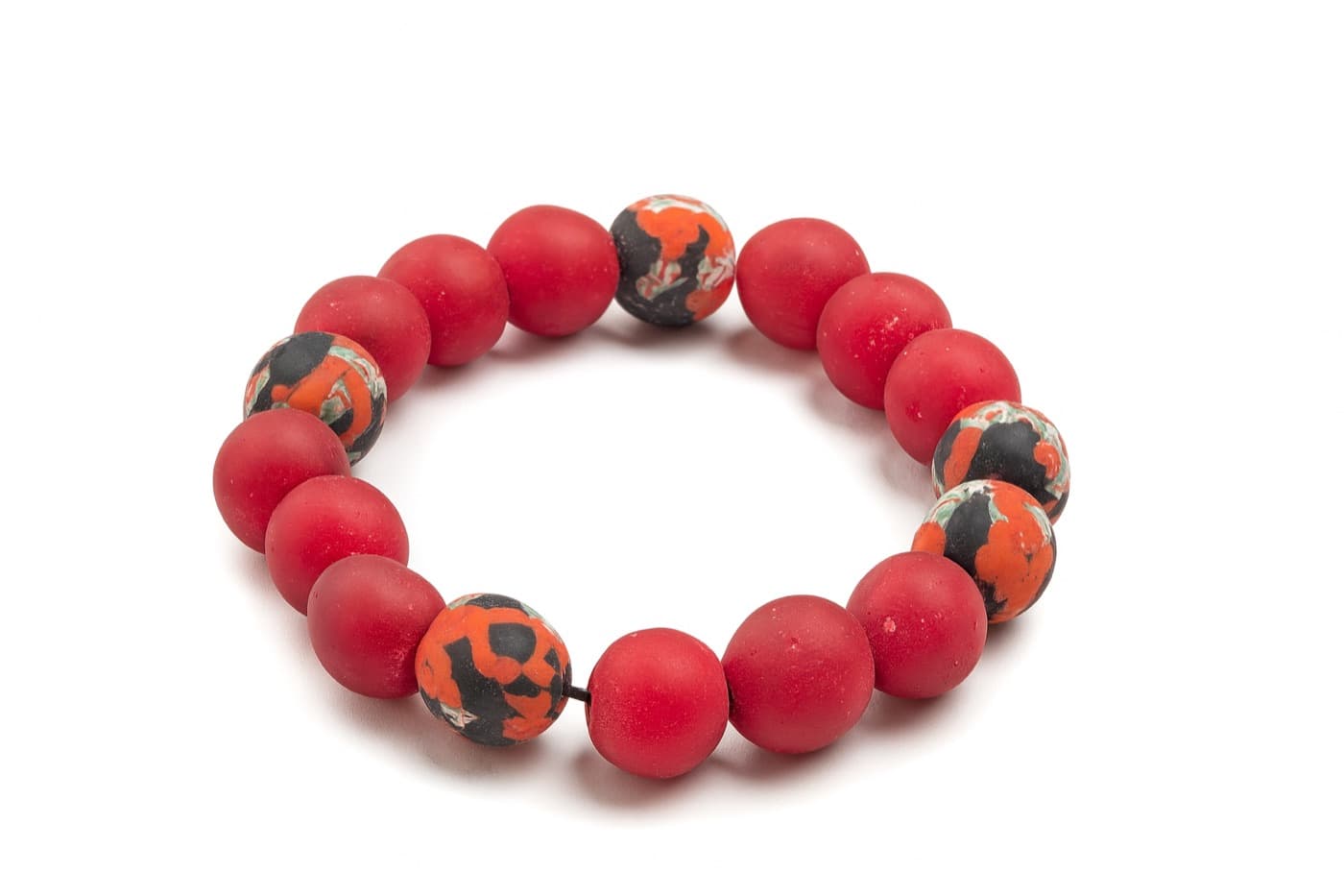 Red Orange Black Bracelet