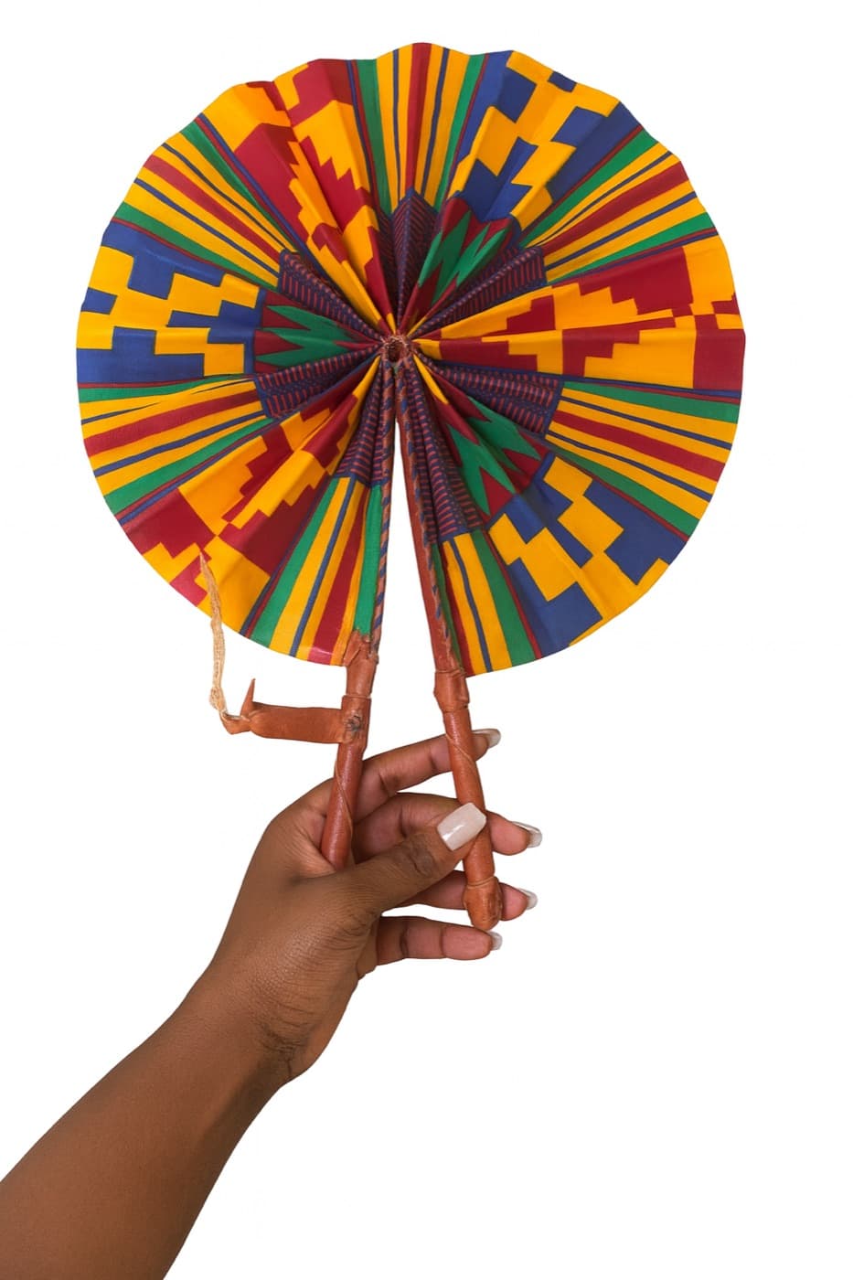 Yellow Blue Green Fan