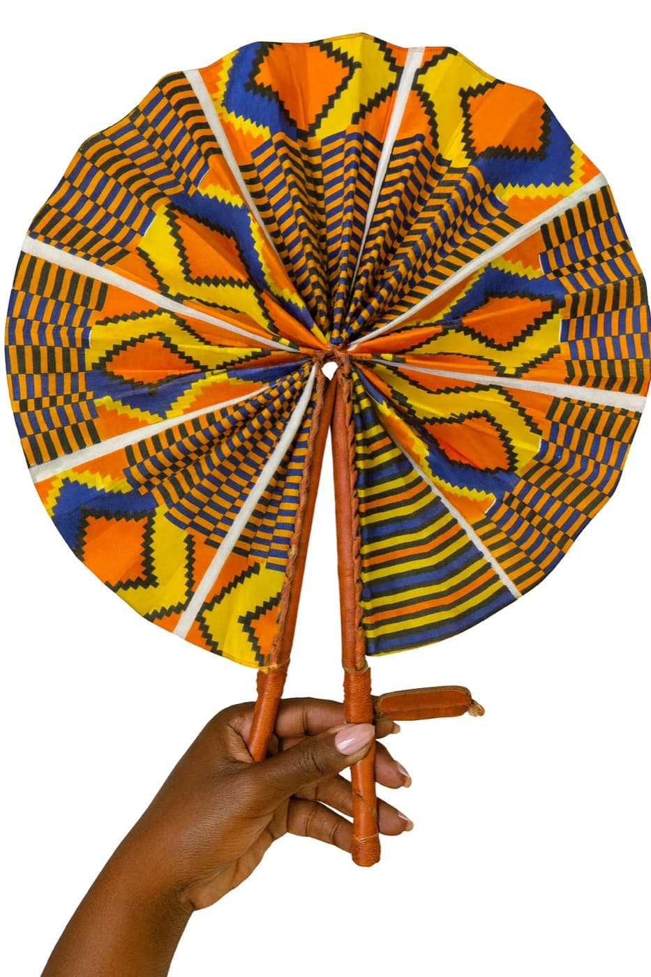 Blue Orange Yellow Fan