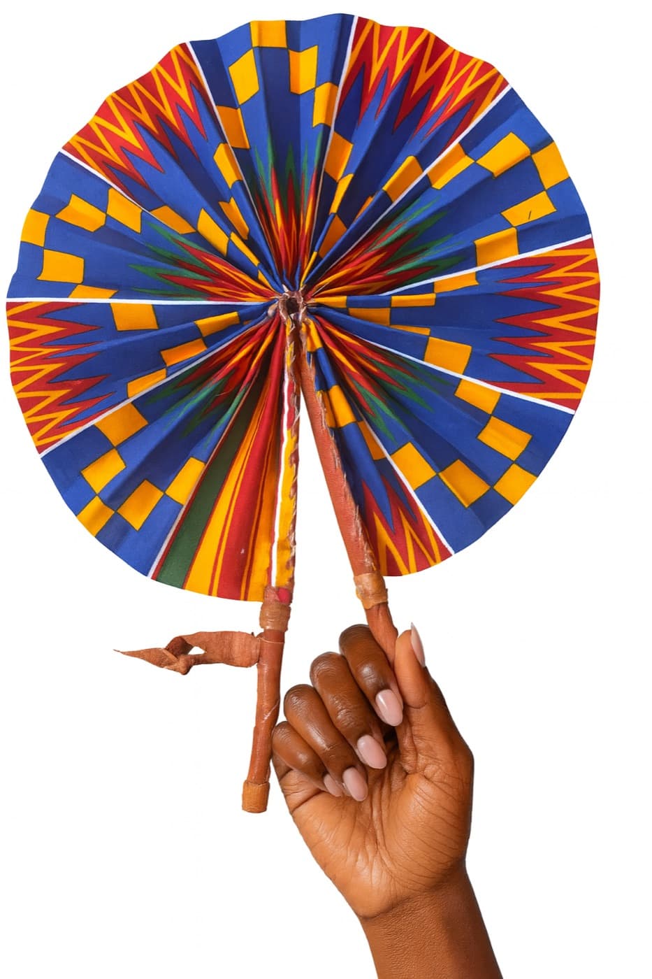Blue Yellow Fan
