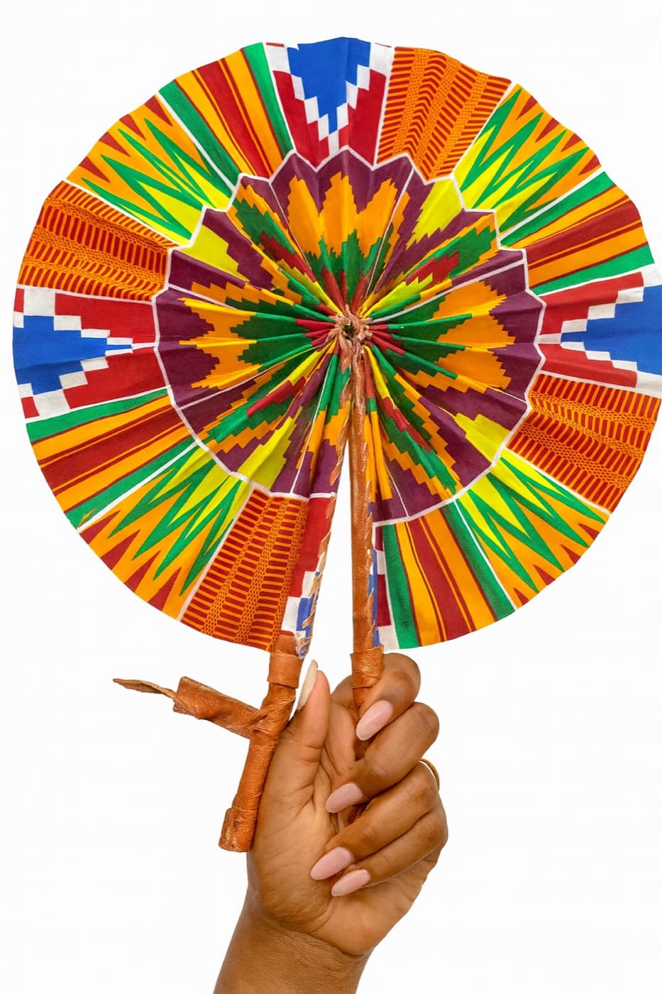 Blue Yellow Orange Fan
