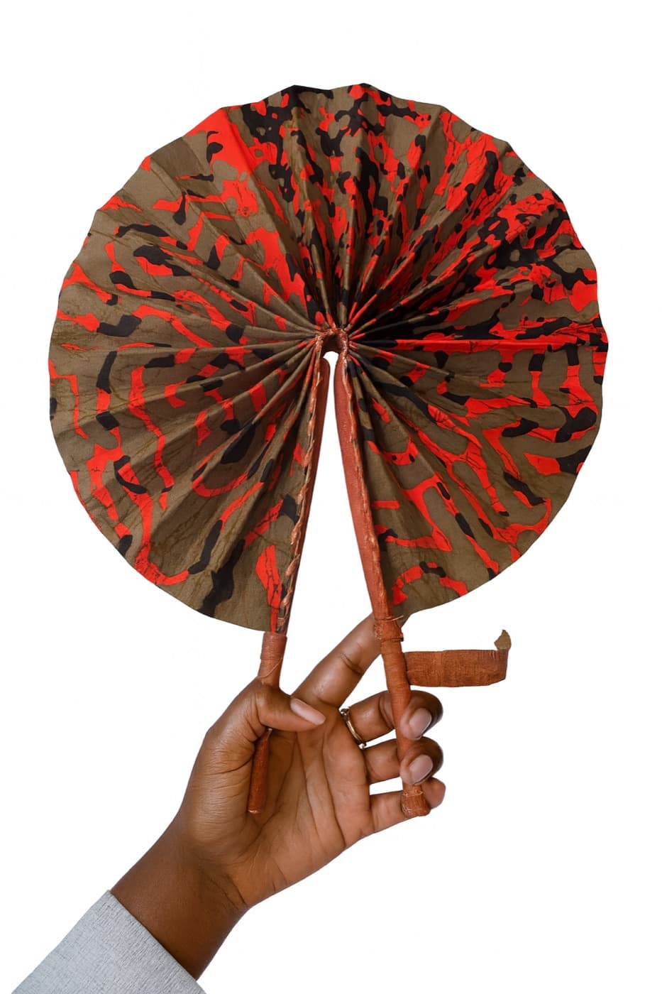 Camo Brown Orange Fan