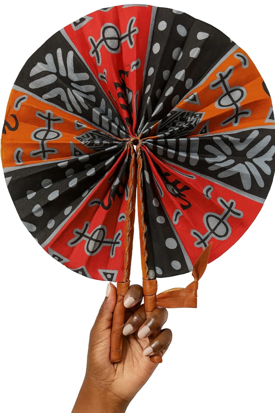 Character Black Orange Fan