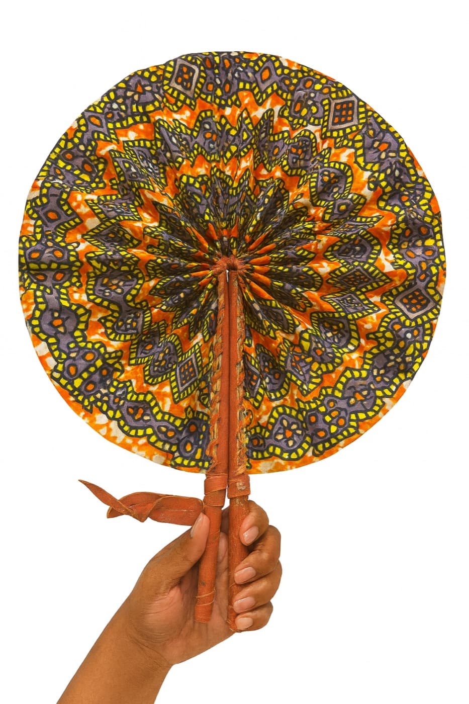 Mosaic Orange Fan