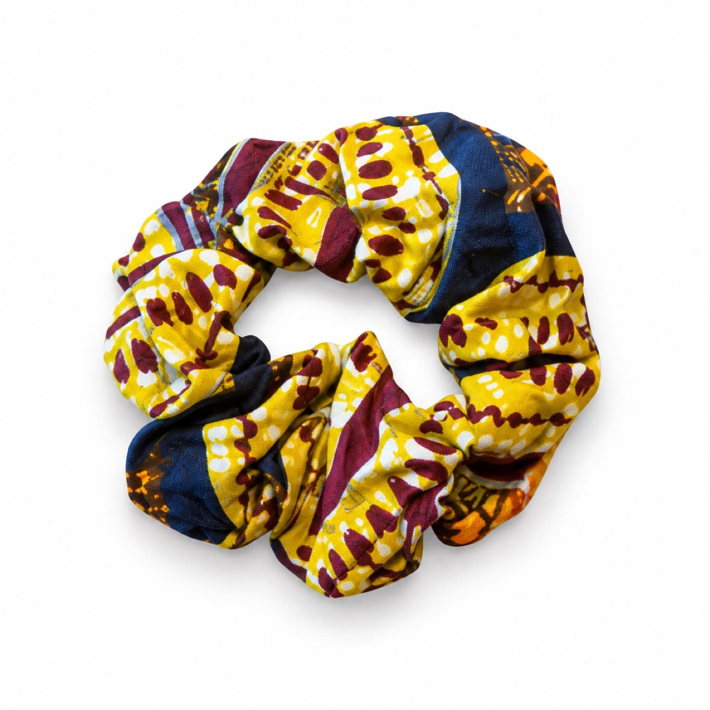 Blue Yellow Scrunchie